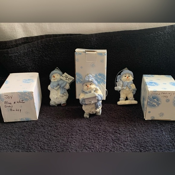 Encore Other - Vintage Encore Ornaments Snow Buddies